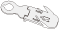 貼りパネル用フック1