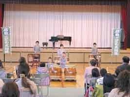 演奏会でのぼり旗