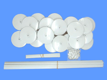 ミニのぼり旗の組立てパーツ