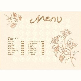メニュー表サンプル12