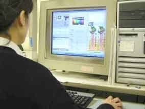のぼり旗の出力設定様子